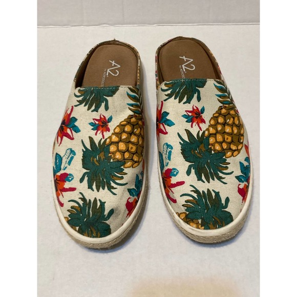 Aerosoles A2 Womens Flats 6M Tropical Print - Picture 1 of 9
